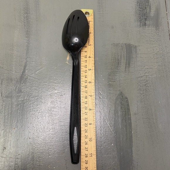 Tailor Made Products Vintage Black Slotted Spoon – Kitchen Utensil - USA Made - Picture 5 of 6